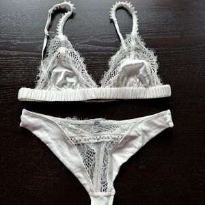 Thistle and Spire, Bralette and Thong set, Bridal Lingerie
